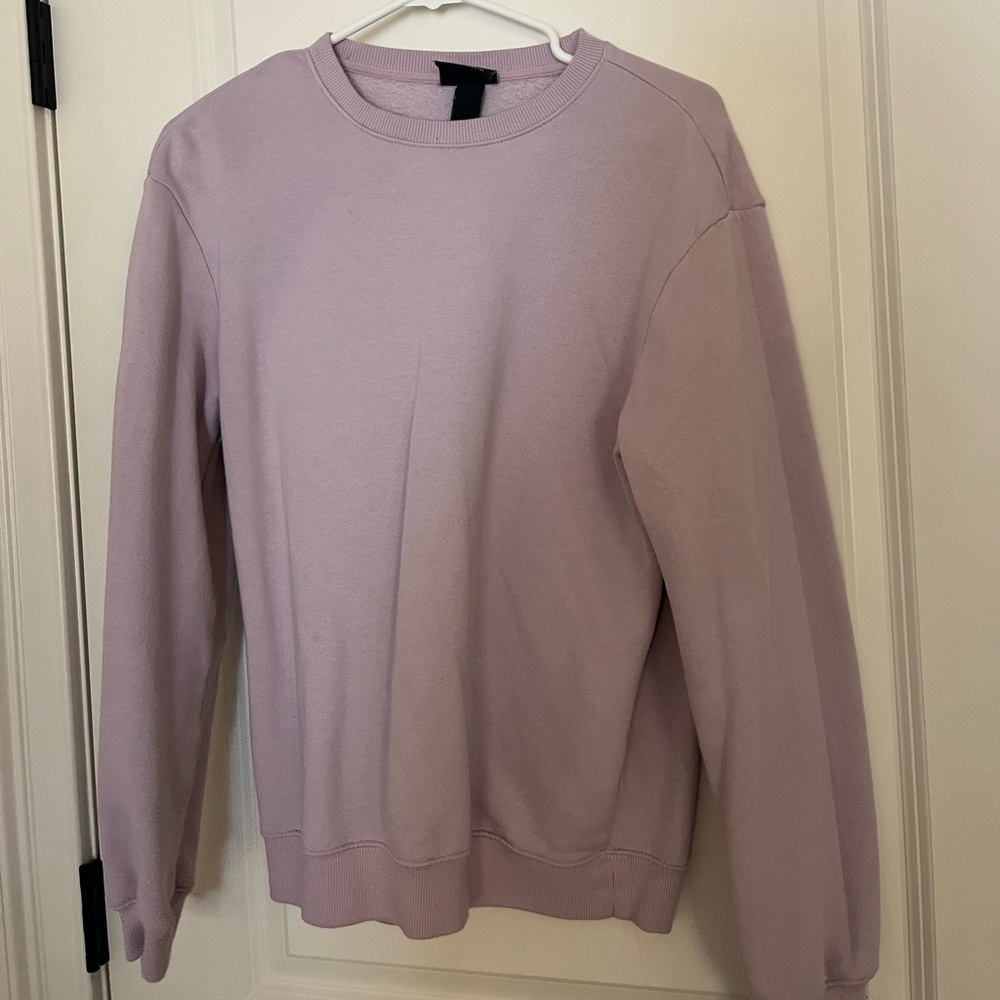 H&M purple crewneck